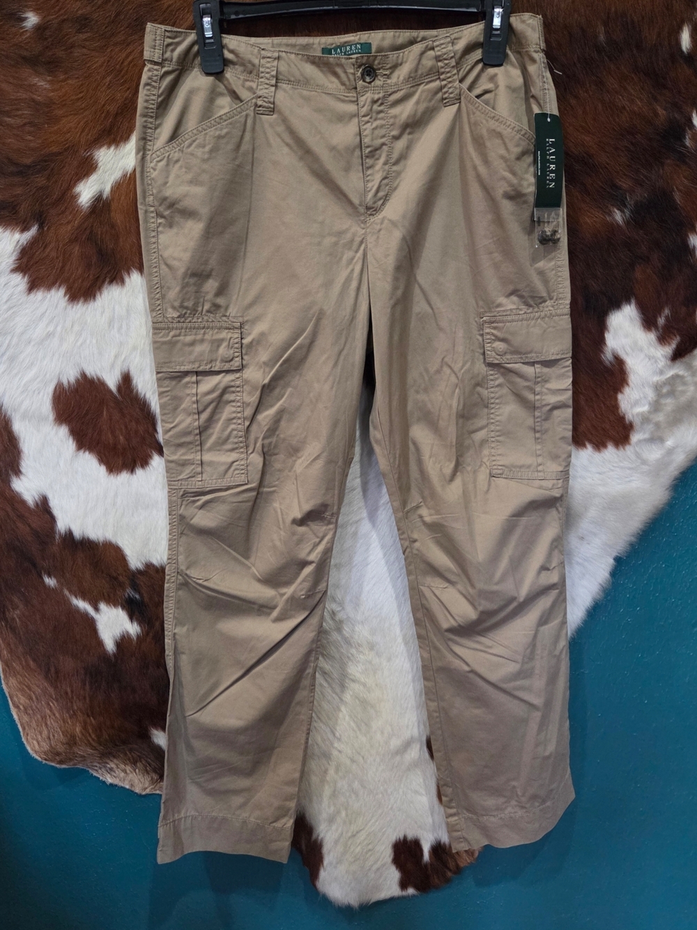Lauren Ralph Lauren Khaki Cargo Pants